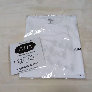 아이묭 친필 사인입 미니 색지 & AIM 한정판 디자인 T셔츠