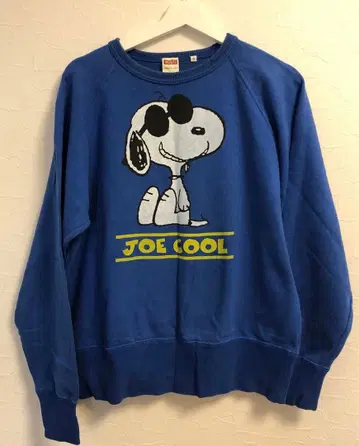 레어 PEANUTS 스누피 조 쿨 맨투맨 빈티지 구제 의류