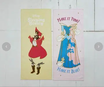 디즈니 잠자는 숲속의 미녀 페이스 타월 오로라 시마무라 치하루