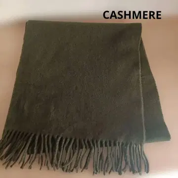 캐시미어 100% 올리브 그린 머플러 남성용 여성용