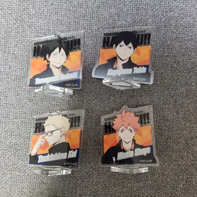 하이큐 다이소 아크릴 스탠드 카라스노 히나타 카게야마 츠키시마 야마구치