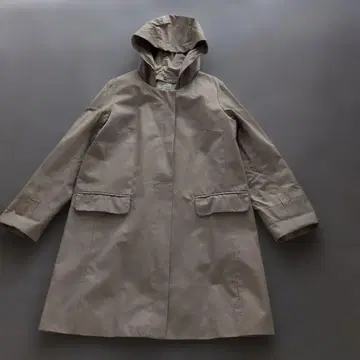 grove 베이지 후드 부착 트렌치코트