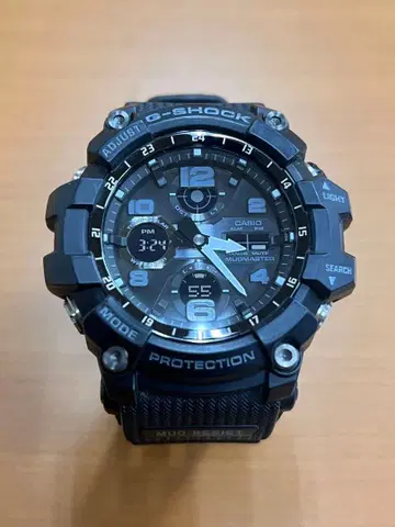 카시오 G-SHOCK 마스터 오브 G 머드마스터 남성용 손목시계 작동품