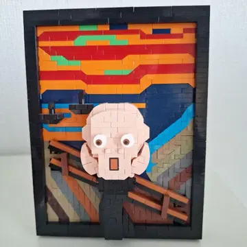뭉크의 절규 LEGO 레고 완성품