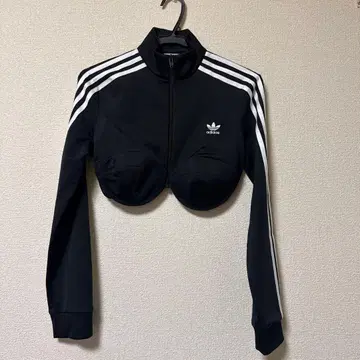 adidas 크롭 자켓 블랙