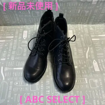 [ 미사용 새상품 ] ABC 셀렉 레이스업 숏부츠 BK M(23.5)