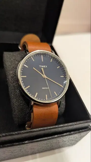 TIMEX 손목시계 다크 블루