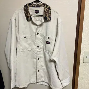 디키즈 Dickies 코듀로이 셔츠 구제 카모플라주