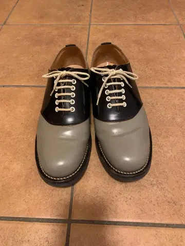 REGAL 안장 신발 블랙/그레이 26.5cm 리갈