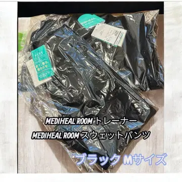 메디힐 루 트레이닝복 스웨트 팬츠 블랙 M 워크맨