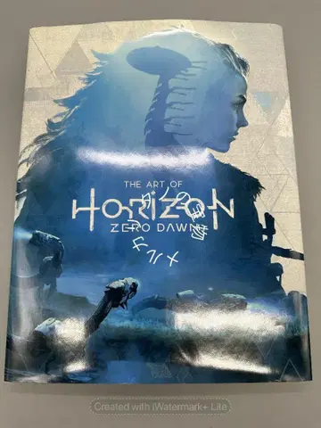 정품 영어 호라이즌 제로 던 아트북