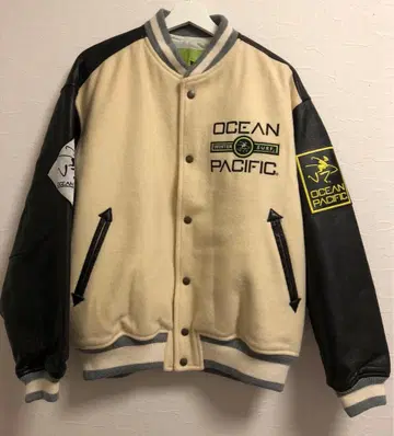 OCEAN PACIFIC 스타디움 자켓 가죽