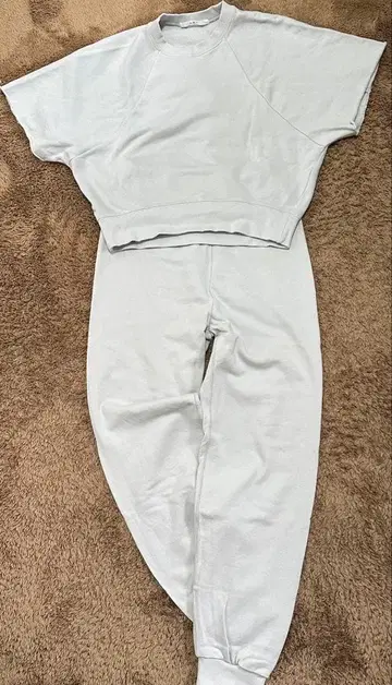 [ KBF ] 블루 그레이 맨투맨 셋업