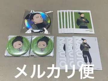 NARUTO 시카마루 오로라 캔뱃지 특전 비주얼 카드 스티커