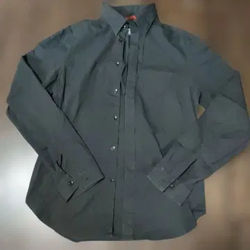 EMPORIO ARMANI 블랙 긴팔 셔츠