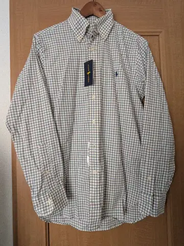 랄프 로렌 체크 무늬 버튼 다운 셔츠 XS 미착용 택 포함
