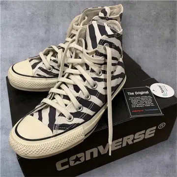 CONVERSE 제브라 패턴 하이컷 스니커즈