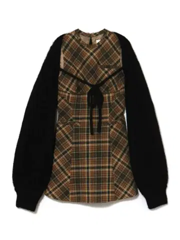 ANDMARY Mimi check set mini dress