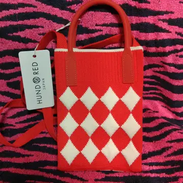 스마트폰 숄더백 실리콘 백 HR-NT-502 빨간색/화이트