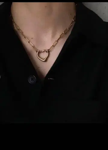 블루휴메 하트형 펜던트