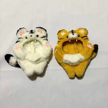 봉제 인형 인형옷 옷 갈아입기 호랑이