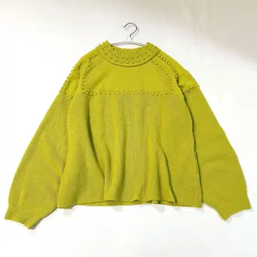 최근 출시 일본제 히로코비스 디자인 니트탑 스웨터 L 사이즈