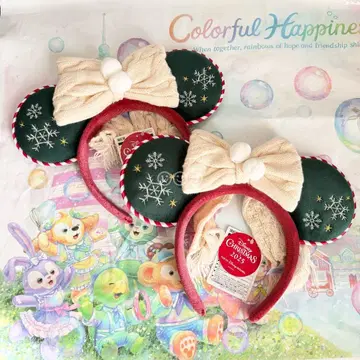 디즈니 크리스마스 머리띠 2개