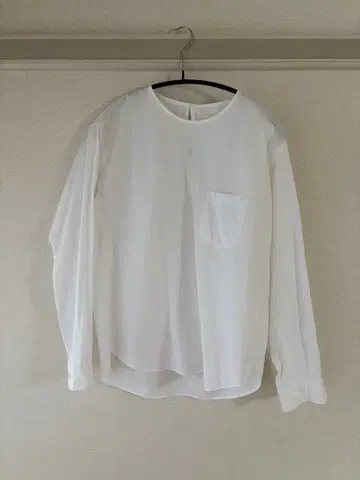 고쉬 화이트 긴팔 셔츠