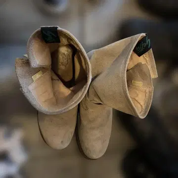 베이지 게타 엔지니어 부츠