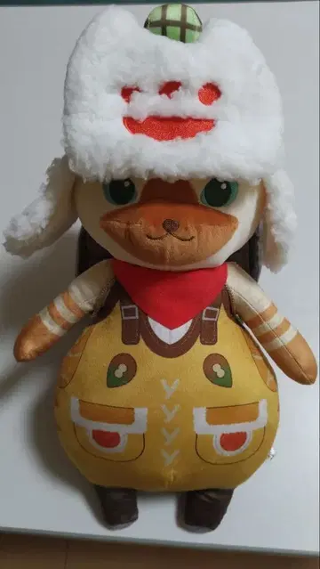 [ 미사용 ] 몬스터 헌터 와일즈 오토모 아일루 봉제 인형