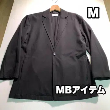 MB 아이템 로우 라인 블랙 테일러드 자켓 슬래시 포켓 M 사이즈