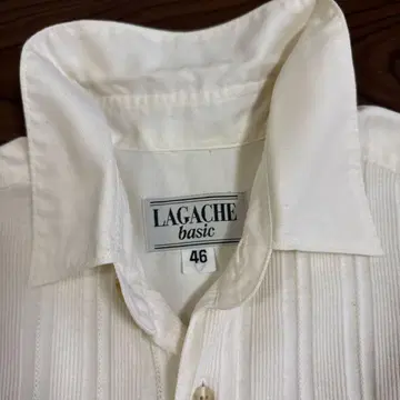 LAGACHE 긴팔 셔츠 46 아이보리