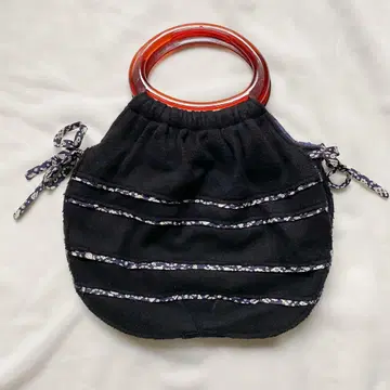 베이비 제인 캐샤렐 반지 핸들 백 리본