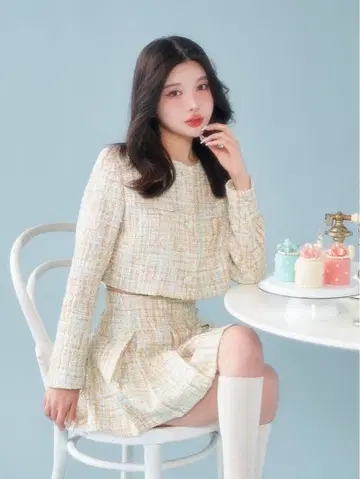 darich 팬시 트위드 자켓