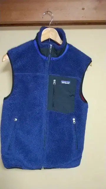 patagonia 플리스 베스트 S 네이비