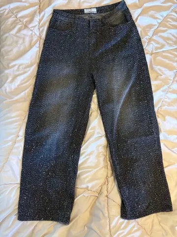 COYLE PRAXIS 슬라브 데님 와이드 팬츠