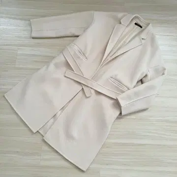 스터닝 루어 벨트 포함 롱 코트