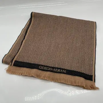 KO3532 GIORGIO ARMANI 머플러 브라운 x 블랙