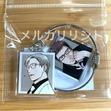 [새는 날지 않는다] 야시로&도메키 2연 와이어 아크릴 키링