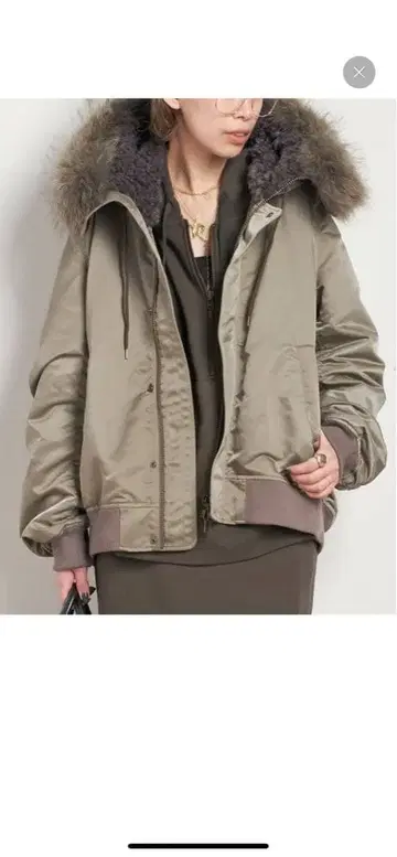 AP STUDIO 봄버 자켓 카키B