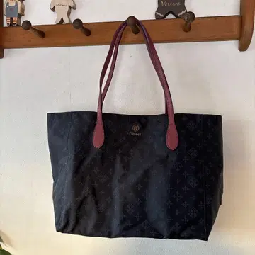 러셋 블랙 토트백