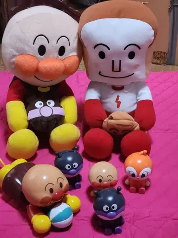 호빵맨 봉제 인형 완구 세트