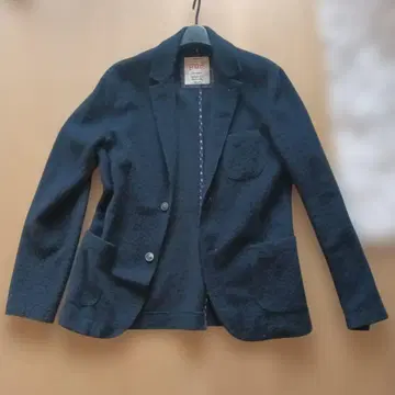 BOB 다크 블루 싱글 브레스 자켓