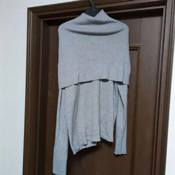 mizuiroind 그레이지 터틀 리브 니트