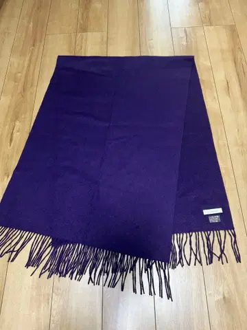 엠프리미어 M-PREMIER 캐시미어 100 머플러 스톨 퍼플