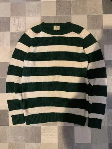 M 사이즈 BEAUTY & YOUTH 니트 스웨터 보더 무늬