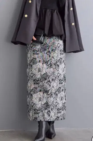 프레네 고블랑 패턴 스커트 타이트 스커트