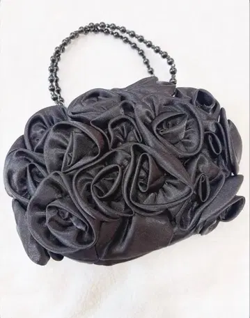 블랙 플라워 백