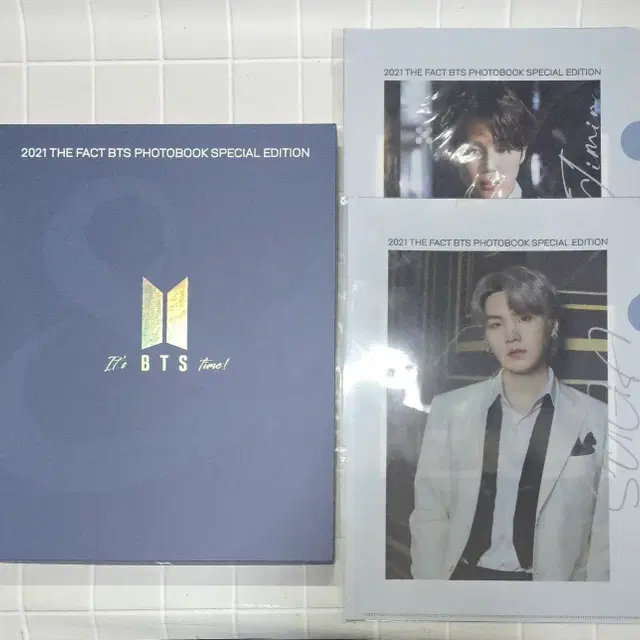 방탄소년단 2021 더 팩트 포토북 풀셋 지민 슈가 L홀더 BTS