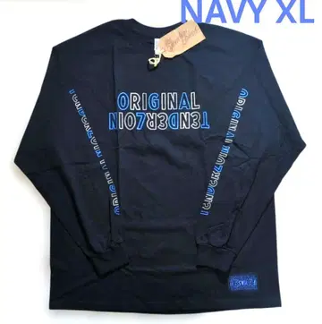 텐더 로인 L/S TEE 2B NAVY XL 미사용 택 포함